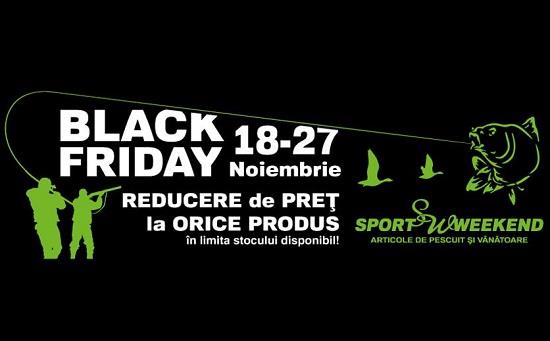 Black Friday 2016 continua. Sport-weekend.ro are reduceri la orice produs de pe site.